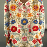 Milena | Künstlerische Bluse mit Print