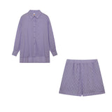 Marlene | Leichtes Blusen- und Shorts-Set