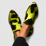 Jule | Loafer mit Kuhfell-Print