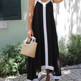 Verena | Midikleid im Colour-Block-Design Stil Lavechic Île