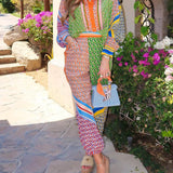 Anneliese | Einzigartige Bluse Colorata mit Look tropisch
