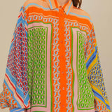 Anneliese | Einzigartige Bluse Colorata mit Look tropisch