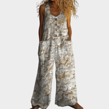 Mechthild-Luise | Fließender bedruckter Jumpsuit