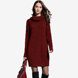 Amira™ Strickkleid mit Stehkragen