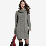 Amira™ Strickkleid mit Stehkragen
