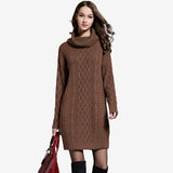 Amira™ Strickkleid mit Stehkragen