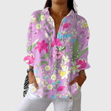 Ricarda | Leichte farbenfrohe Bluse mit Print