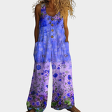 Lore | Fließender bedruckter Jumpsuit