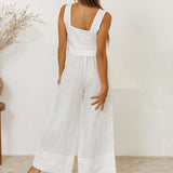 Helene | Set aus minimalistischem Top und ausgestellter Hose