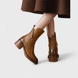 Carina | Leder-Stiefeletten