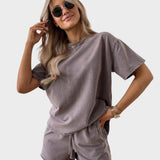 Lässiges Set mit T-Shirt und Jogginghose