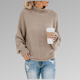 Ivana – Bequemer Damenpullover mit Stehkragen