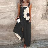 Bequeme bedruckte Latzhose