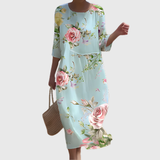 Fließendes langes Kleid – chic und bequem