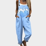 Bequemer bedruckter Overall