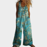 Ingeborg | Fließender bedruckter Jumpsuit