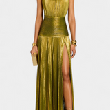 Marlies | Kleid Halter Aperto sulla Schiena Metallico