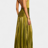 Marlies | Kleid Halter Aperto sulla Schiena Metallico