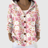Marlene | Bequemer Strickcardigan mit Kapuze