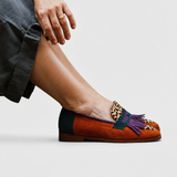 Luise | Brauner Leoparden-Loafer