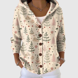 Luise | Bequemer Strickcardigan mit Kapuze