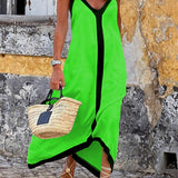 Verena | Midikleid im Colour-Block-Design Stil Lavechic Île