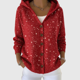 Marie | Bequemer Strickcardigan mit Kapuze