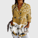 Lieselotte | Leichte farbenfrohe Bluse mit Print