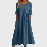 Božena - Weites Baumwollkleid