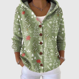 Martha | Bequemer Strickcardigan mit Kapuze
