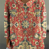 Anna-Rose | Künstlerische Bluse mit Print