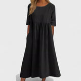 Božena - Weites Baumwollkleid