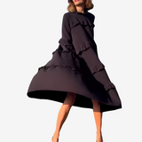 Lauren™ Midi-Kleid mit Volants