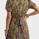 Natalia - Midi-Kleid mit Blumenmuster