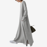 René™ Langarmpullover mit V-Ausschnitt