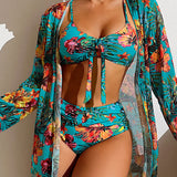 Johanna | Bikini mit Blumenrock