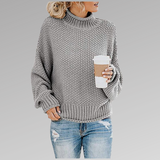 Ivana – Bequemer Damenpullover mit Stehkragen