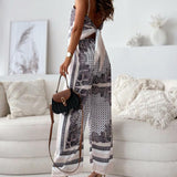 Lilly | Zweiteiliges Set elegant mit top mit Schnürung und Hose urlaubsbereit