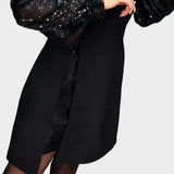 Iwona - Elegantes Kleid mit funkelnden Puffärmeln