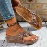 Johanna | Bequeme Sandalen mit Blumenmotiv