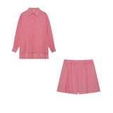 Marlene | Leichtes Blusen- und Shorts-Set