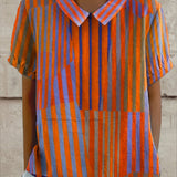 Emma-Paula | Bluse mit geometrischen Streifen