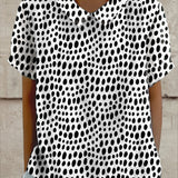 Vroni | Bluse mit Punkteprint