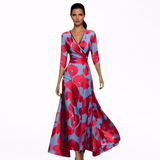 Hedwig | Elegantes Maxikleid mit Blumenmuster