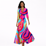 Hedwig | Elegantes Maxikleid mit Blumenmuster