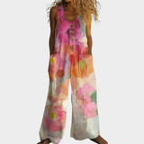 Willa | Fließender bedruckter Jumpsuit