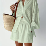 Marlene | Leichtes Blusen- und Shorts-Set