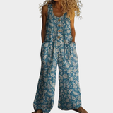 Marlene-Luise | Fließender bedruckter Jumpsuit