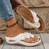 Johanna | Bequeme Sandalen mit Blumenmotiv