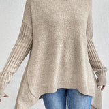Brigitte™ langer Pullover – Elegant & zeitlos